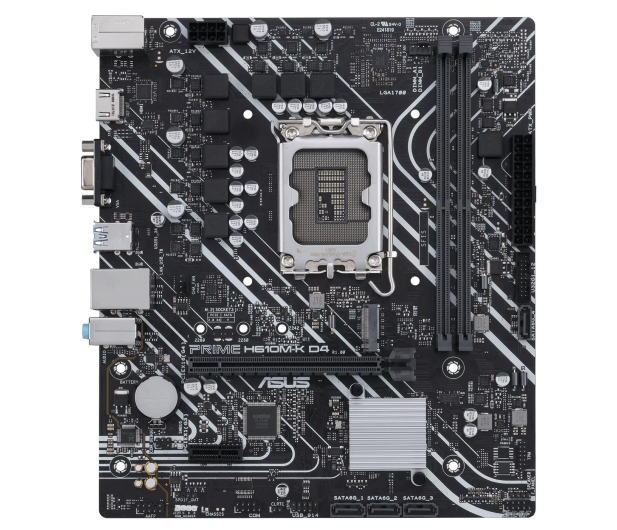 ASUS Płyta główna PRIME H610M-K D4 s1700 2DDR4 D-Sub/HDMI M.2 mATX - 709339 - zdjęcie 3